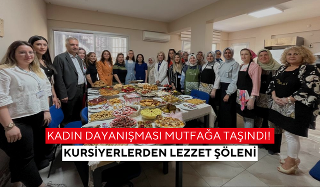 214 saatlik emek sofralara taştı... Yunusemreli kadınlar hünerlerini sergiledi