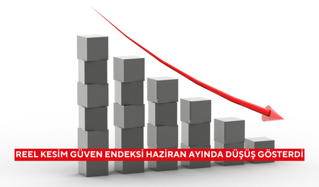 Reel kesim güven endeksi haziran ayında düşüş gösterdi