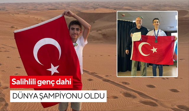 Salihlili genç dahi, Dünya şampiyonu oldu