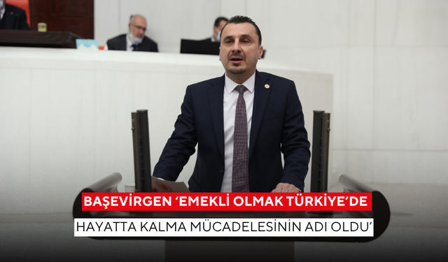 Başevirgen ‘Emekli olmak Türkiye’de hayatta kalma mücadelesinin adı oldu’