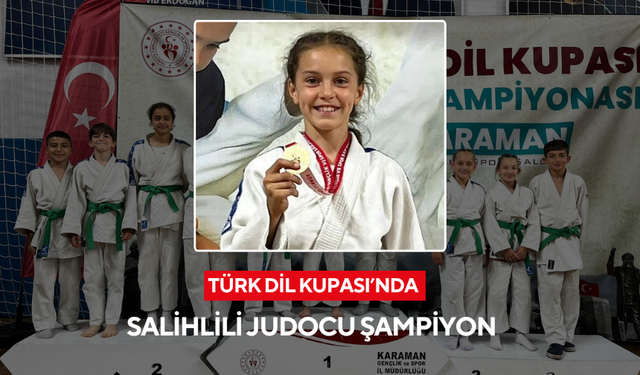 Türk Dil Kupası’nda Salihlili İrem Erel, Türkiye Şampiyonu oldu