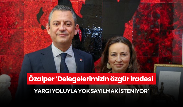Özalper ‘Delegelerimizin özgür iradesi yargı yoluyla yok sayılmak isteniyor’