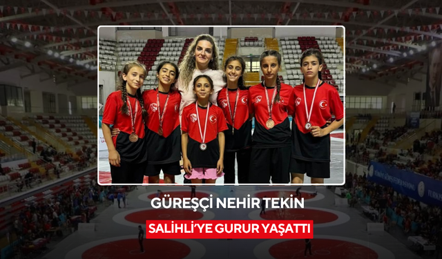 Salihlili güreşçi, Sivas’ta Türkiye şampiyonu oldu