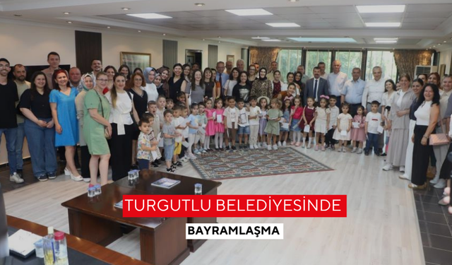 Turgutlu Belediyesinde bayramlaşma