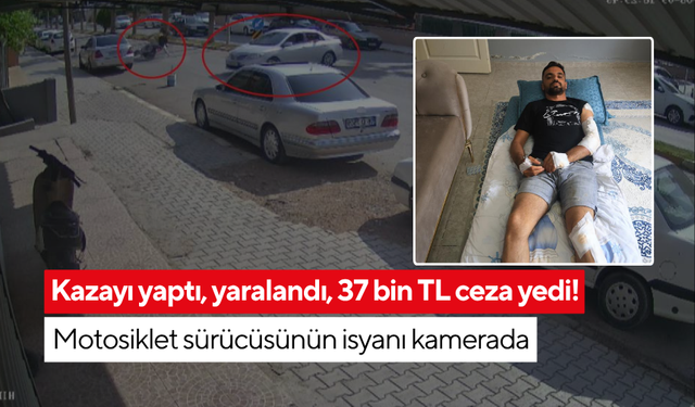Hem yaralı hem cezalı! | Kaza yapan sürücüden tepki; 'Suçsuzum, neden ceza yedim?'