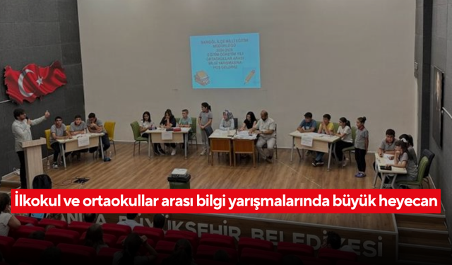 Bilgi yarışmasında çifte zafer... Şehit Esin Akay Okulları birinci oldu!