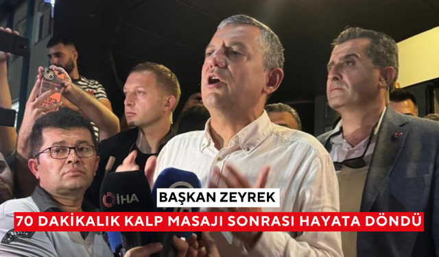 Manisa Büyükşehir Belediye Başkanı Ferdi Zeyrek'in son durumu hakkında CHP Genel Başkanı Özel açıklamada bulundu