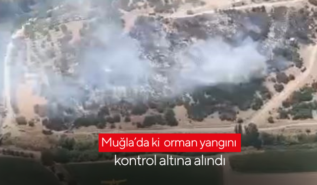Muğla’da ki yangın kontrol altına alındı