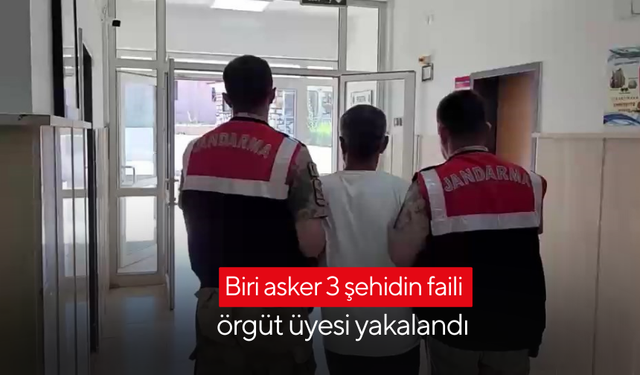 Biri asker 3 şehidin faili örgüt üyesi yakalandı