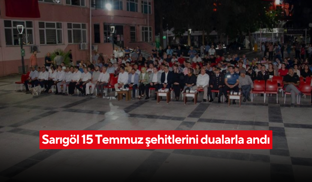 Sarıgöl’de 15 Temmuz belgeseli duygulandırdı; Vatandaşlar gözyaşlarını tutamadı