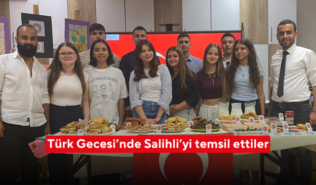 Türk Gecesi’nde Salihli’yi temsil ettiler