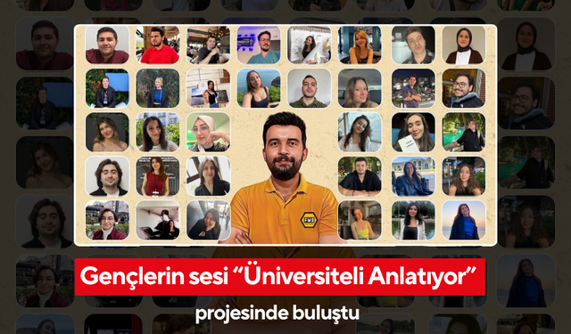 Gençlerin sesi “Üniversiteli Anlatıyor” projesinde buluştu