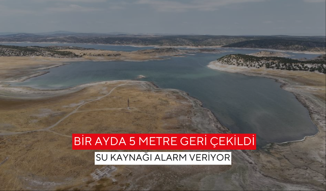 Can damarı kuruyor! Porsuk Barajı’nda doluluk %35’e düştü