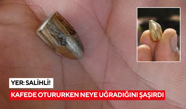 Salihli’de yorgun mermi şoku: Mermiyle sırtından yaralandı