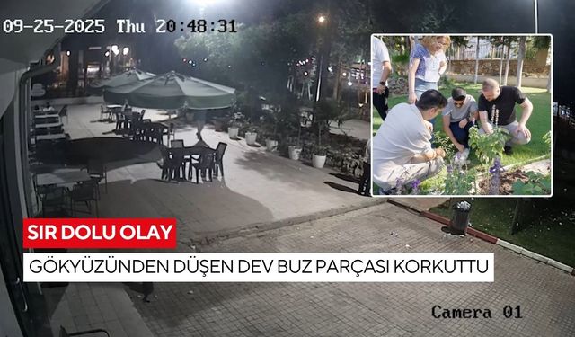 Sır dolu olay: Gökyüzünden düşen dev buz parçası korkuttu
