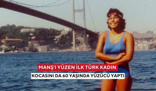 50 yıl önce tarihe geçen kadın, kocasını da 60 yaşında yüzücü yaptı