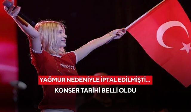 Yağmur nedeniyle iptal edilmişti… Konser tarihi belli oldu