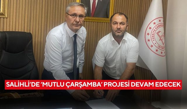 Salihli’de ‘Mutlu Çarşamba’ Projesi devam edecek