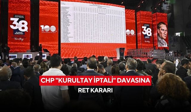 CHP’de Kurultay davasında son karar: Dava reddedildi, 39. Kurultay tarihleri açıklandı