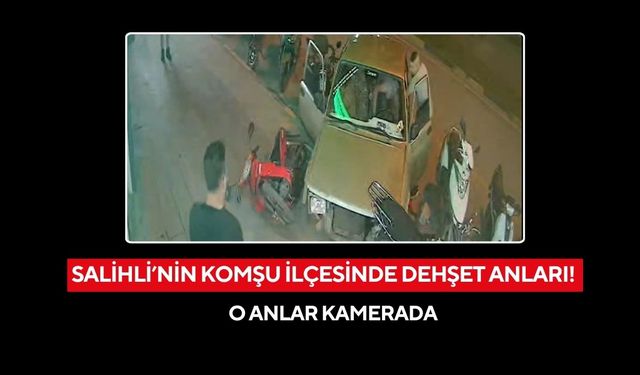 Salihli’nin komşu ilçesinde korku dolu anlar: Faciaya ramak kaldı