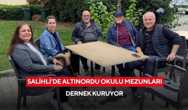 Salihli’de Altınordu Okulu mezunlarından anlamlı adım: 100. yıla özel dernek kuruluyor