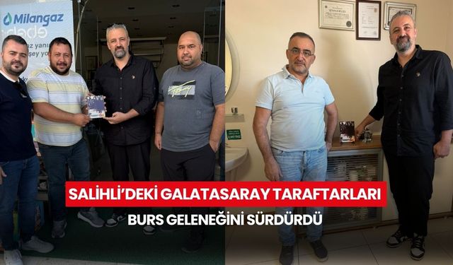 Salihli’de Galatasaray Taraftarlarından Eğitime Anlamlı Destek