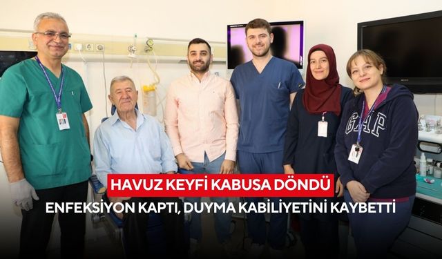 Havuzdan kaptığı mikrop beyne ilerledi, iki kulağını da kaybetti ama pes etmedi!