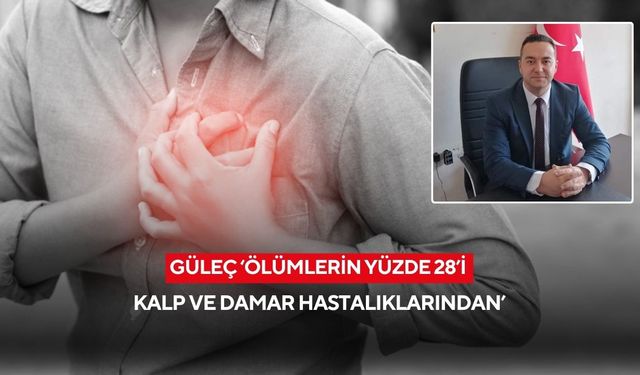 Güleç ‘Ölümlerin yüzde 28’i kalp ve damar hastalıklarından’