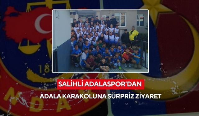 Adalaspor’dan jandarmaya anlamlı ziyaret! Sporcular pasta keserek teşekkür etti