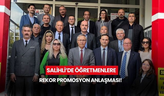 Salihli’de banka promosyonu rekor kırdı! Öğretmenlere 93 bin TL ödeme yapılacak