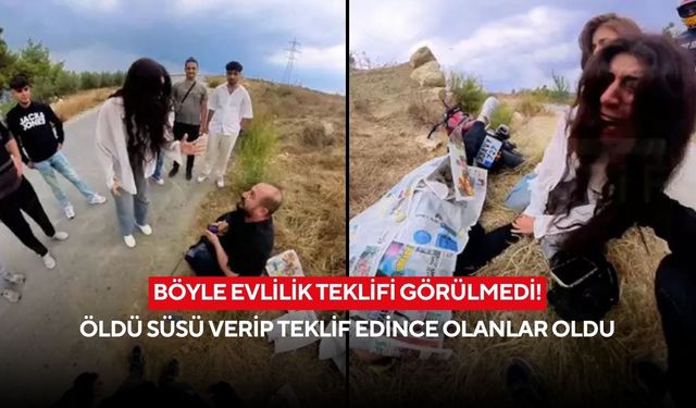 “Pes artık!” Evlilik teklifine kaza süsü verdi, sevgilisi tokadı yapıştırdı
