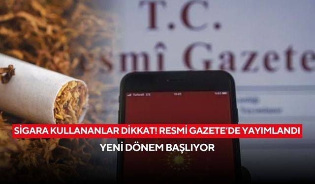 Sağlık Bakanlığı’ndan tütünle mücadelede yeni adım: Yeni yönetmelik Resmi Gazete’de yayımlandı