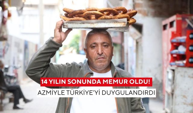 14 yılın sonunda memur oldu! Azmiyle Türkiye’yi duygulandırdı
