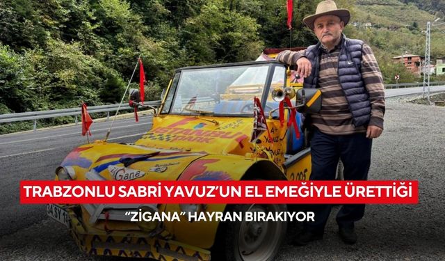 Trabzonlu Sabri Yavuz’un el emeğiyle ürettiği “Zigana” hayran bırakıyor