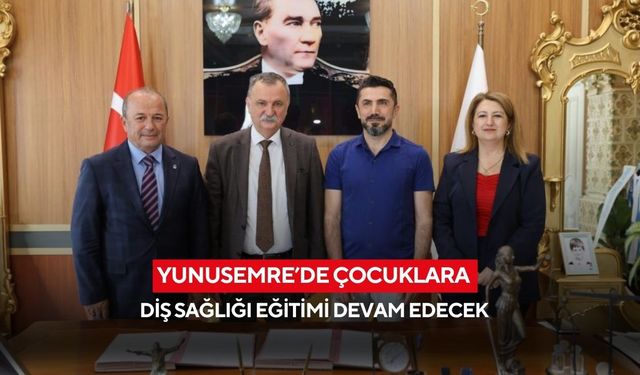 Yunusemre’de çocuklara diş sağlığı eğitimi devam edecek