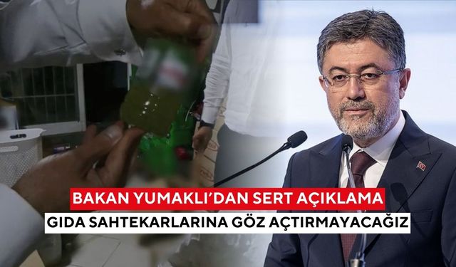 30 ton tarihi geçmiş gıda ele geçirildi... Bakan Yumaklı’dan sert açıklama!