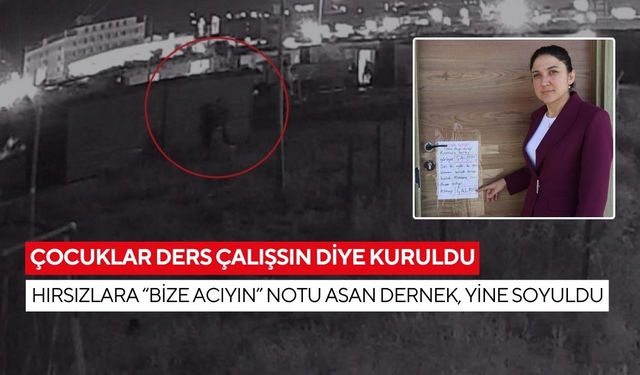 Depremzede öğrencilerin kütüphanesinde 2 ayda 2 klima hırsızlığı! Dernekten hırsıza not! “Lütfen çalma”