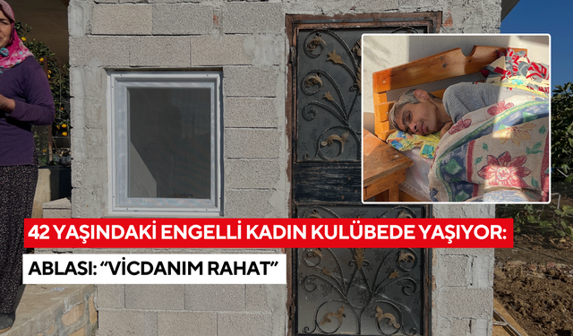 Görenlerin içi parçalandı... Engelli kadının kulübede yaşadığı ortaya çıktı