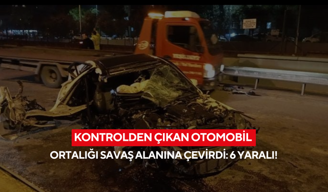 Korna sesleri, çığlıklar, panik! Kontrolden çıkan otomobil ortalığı savaş alanına çevirdi