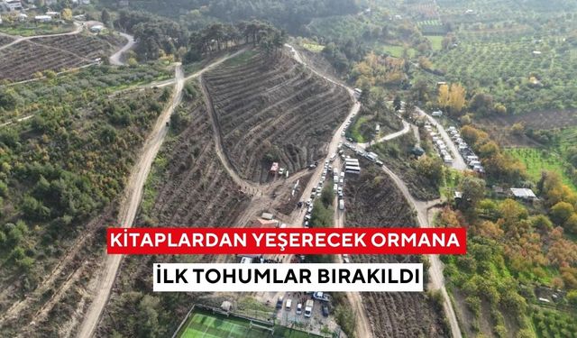 Kitaplardan yeşerecek ormana ilk tohumlar bırakıldı