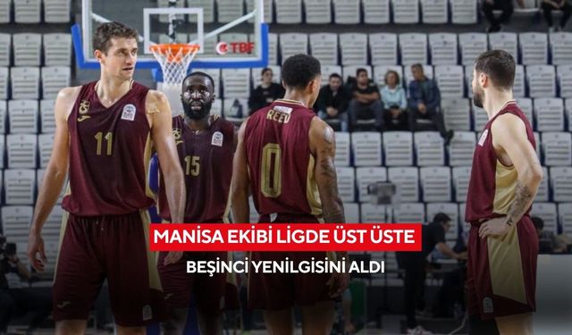 Manisa ekibi ligde üst üste beşinci yenilgisini aldı