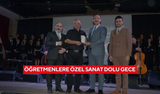 Öğretmenler gününde sanatla dolu gece! Manisa liselerinden muhteşem etkinlik