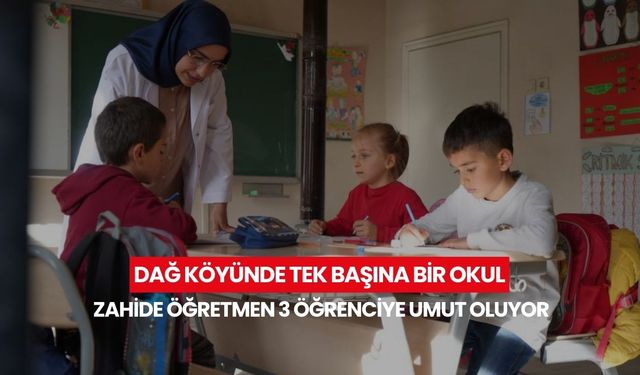 Zahide öğretmen 7 yıldır aynı okulda! 'Bu köyün öğretmeni oldum, sonra da gelini'
