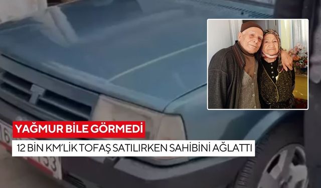 93 yaşındaki Saffet amca, 12 bin km'deki 'Gün görmemiş' Tofaş’ını ağlayarak sattı