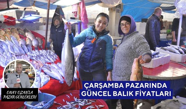Salihli Çarşamba Pazarı’nda Balık Fiyatları 3 Aralık Çarşamba | Orkinos, Kefal, Çupra…