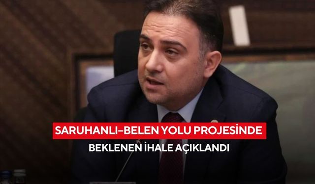 Baybatur'dan Saruhanlı–Belen Yolu projesi ile ilgili açıklama