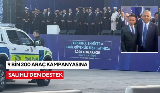 9 bin 200 araç kampanyasına Salihli'den destek