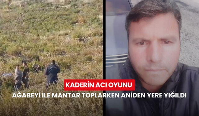 Her şey bir anda oldu! Ağabeyi ile mantar toplarken aniden yere yığıldı