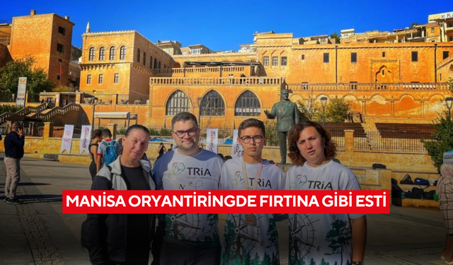 Manisa Oryantiringde fırtına gibi esti