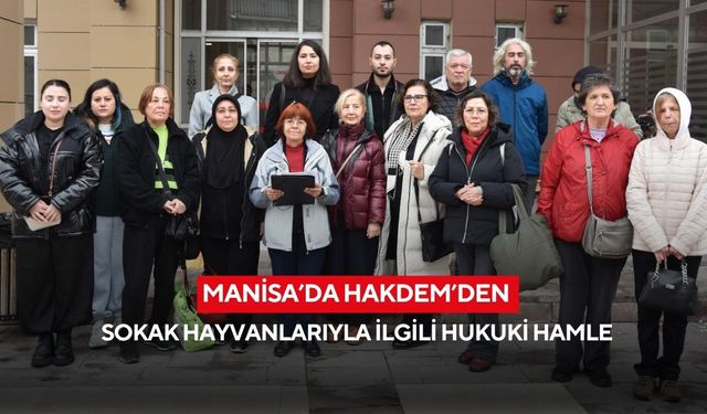 Manisa’da HAKDEM’den sokak hayvanlarıyla ilgili hukuki hamle